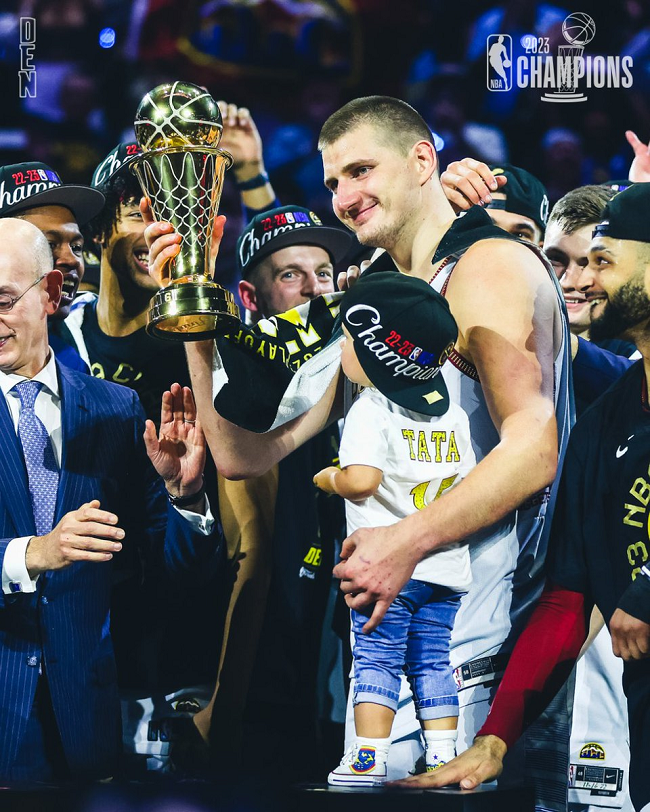 denver nuggets secure first NBA title