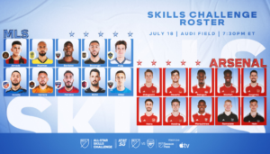 mls teams for all stars skills challenge