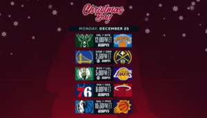 nba announces 5 christmas day games