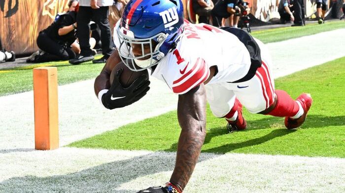 malik nabers "having a lot of fun' in sensational start