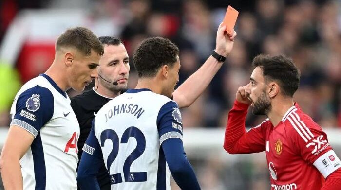 tottenham hotspur disgrace manchester united