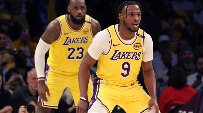 lebron james, bronny james to feature in cleveland game