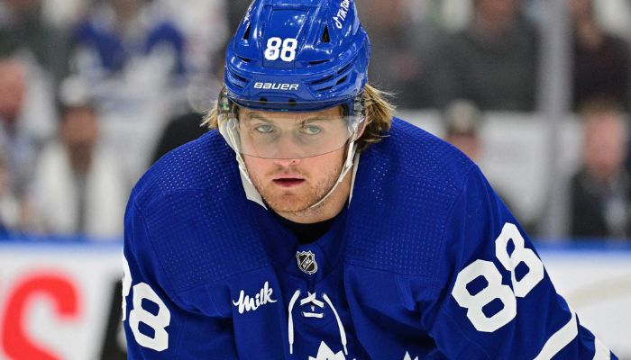 William Nylander sidelined for the Maple Leafs due to illness