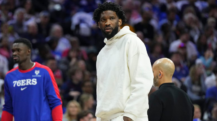 nba suspends joel embiid for pushing a member of the media