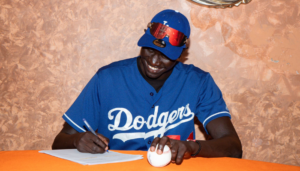 los angeles dodgers become first to sign player from south sudan