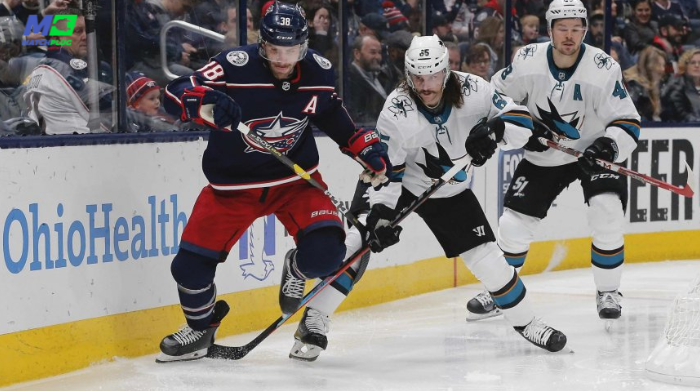 columbus blue jackets vs san jose sharks
